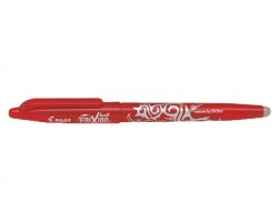 Pilot 006662 Frixion ball - penna rossa a sfera cancellabile e ricaricabile, 0.7mm - conf. 12 pz