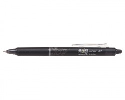 Pilot 006790 Frixion clicker- penna gel nera a sfera a scatto cancellabile/ricaricabile 0.7mm