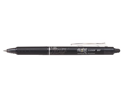 Pilot 006790 Frixion clicker- penna gel nera a sfera a scatto