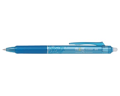 Pilot 006794 Frixion clicker - penna gel azzurra a sfera a scatto  cancellabile/ricaricabile 0.5mm - OFBA srl