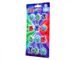 Pj Masks set da 12 gomme in blister