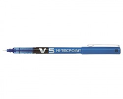 Pilot 011691 Hi-Tecpoint V5 - penna blu con punta ad ago da 0.5mm