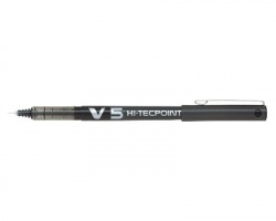 Pilot 011690 Hi-Tecpoint V5 - penna nera con punta ad ago da 0.5 mm