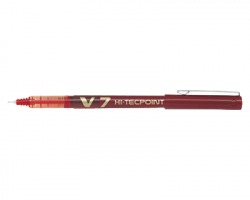 Pilot 011712 Hi-Tecpoint V7 - penna rossa con punta ad ago da 0.5mm