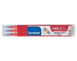 Pilot 006658 Frixion ball Set refill rosso per penne Frixion ball - 3pz