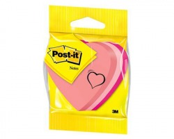 3M Post-It 2007H cuore 70 x 70mm 225ff - assortiti