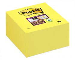 3M Post-It 2028-S Super sticky notes cubo giallo oro 76 x 76mm 350ff - 1pz