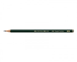 Faber-Castell 119000 Matita grafite Castell 9000 esagonale nero, gradazione HB, sistema sv anti rottura mina - conf 12pz