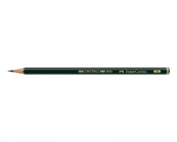 Faber-Castell 119000 Matita grafite Castell 9000 esagonale nero, gradazione HB, sistema sv anti rottura mina