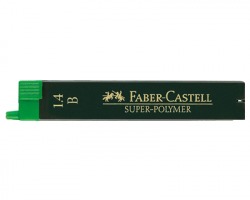 Faber-Castell 121411 Astuccio con 6 mine grafite 1,4mm B - 1pz