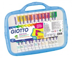 Fila-Giotto 305000 Box 24 tubetti tempera Extra fine assortiti 12ml