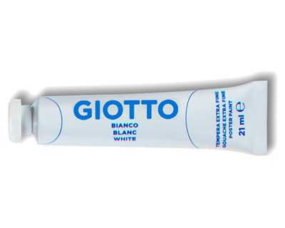 Fila-Giotto 355001 Tubetto tempera bianco 21ml - OFBA srl