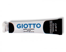 Fila-Giotto 355024 Tubetto tempera nero avorio 21ml