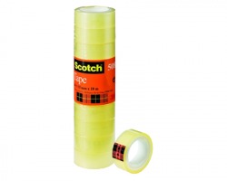 3M-Scotch 508-1510 Nastro adesivo trasparente in torre 15mm x 10m - conf. 10pz