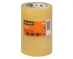 3M-Scotch 508-1966 Nastro adesivo trasparente in torre 19mm x 66m - conf. 8pz