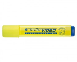 Fila-Tratto 830201 Tratto video - evidenziatore giallo punta a scalpello - confezione 12pz