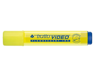 Fila-Tratto 830201 Tratto video - evidenziatore giallo punta a