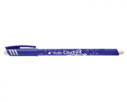 Fila-Tratto 826101 Tratto cancellik-penna con inchiostro cancellabile, tratto 0.4mm, blu, 12pz