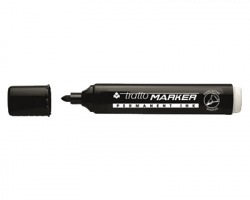 Fila-Tratto 841103 Tratto marker Marcatore nero a base acqua, punta tonda - conf. 12pz