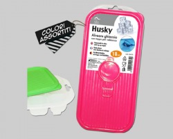 Husky Alveare per ghiaccio con coperchio per 18 cubetti, colori assortiti