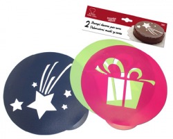 Stampo per decorazione torte, fantasie assortite - set 2pz