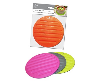 Sottopentola da 15cm in silicone, colori assortiti - OFBA srl