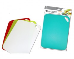 Tagliere flessibile in plastica, colori assortiti