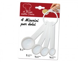 Misurini per dolci, misure assortite - set 4pz