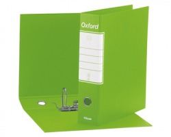 Esselte 390783600 Oxford G83 registratore commerciale verde lime, dorso 8cm formato utile 23 x 30cm