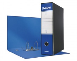 Esselte 390785050 Oxford G85 registratore protocollo blu, dorso 8cm formato utile 23 x 33cm