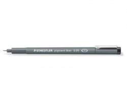 Staedtler 308 Pigment liner - Penna nera a punta sottile 0.5mm - OFBA srl