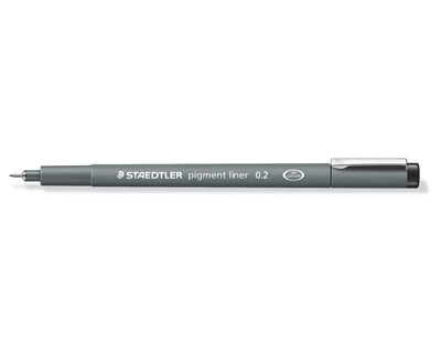 Staedtler 308 Pigment liner - Penna nera a punta sottile 0.2mm - OFBA srl