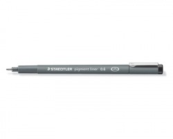 Staedtler 30801-9BKD Penna a pigmentazione a punta sottile 0.1 mm Nero 