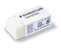 Staedtler 526 B30 Rasoplast - Gomma bianca per matita senza ftalati e senza  lattice - OFBA srl