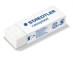 Staedtler 526 B20 Rasoplast - Gomma bianca per matita senza filati e senza lattice