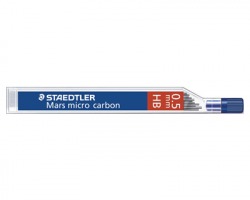 Staedtler 250 05-HB Mars Micro Carbon Astuccio con 12 mine 0.5mm HB