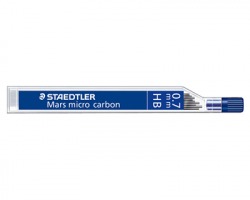 Staedtler 250 07-HB Mars Micro Carbon Astuccio con 12 mine 0.7mm HB