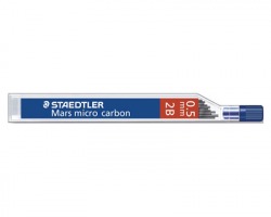 Staedtler 250 05-2B Mars Micro Carbon Astuccio con 12 mine 0.5mm 2B - 1pz