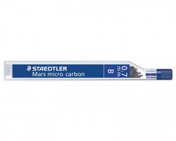 Staedtler 250 07-B Mars Micro Carbon Astuccio con 12 mine 0.7mm B - 1pz