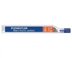 Staedtler 250 09-HB Mars Micro Carbon Astuccio con 12 mine 0.9mm HB - 1pz