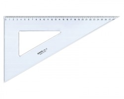 Arda 28815SS Squadra in plastica 60° 15cm - 1pz