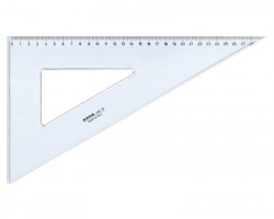 Arda 28830SS Squadra in plastica 60° 30cm - 1pz