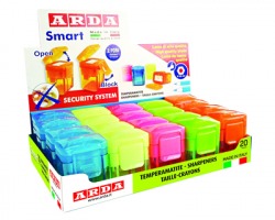 Arda TE804SC Smart temperamatite 2 fori con serbatoio - 1pz