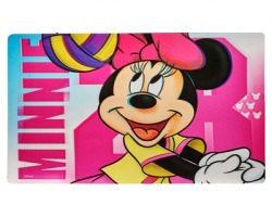 Disney Minnie Tovaglietta da tavola prima colazione con disegno in 3D, misura 42X27cm