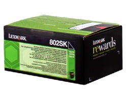 Lexmark 80C2SK0 Toner nero return program