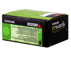 Lexmark 80C2SM0 Toner magenta return program