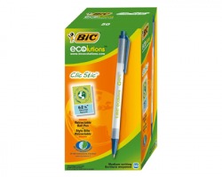 Bic 872730 Cristal - Penna blu a sfera punta fine, tratto 0.8mm - conf.50pz  - OFBA srl