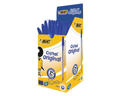 BIC Cristal Original, Penne Blu a Sfera, Punta M…