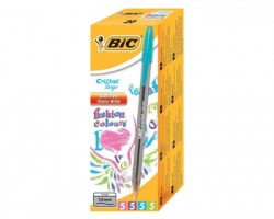 Bic 895793 Penna cristal fashion colours, a sfera, 20pz