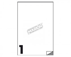 Markin X220LTGC503 Etichette adesive trasparenti lucide 210 x 297mm 50ff - 1pz